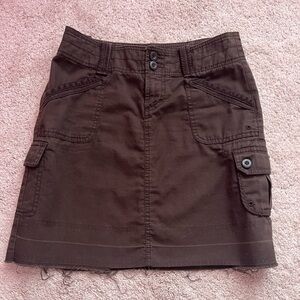 Gap Brown Cargo Skirt